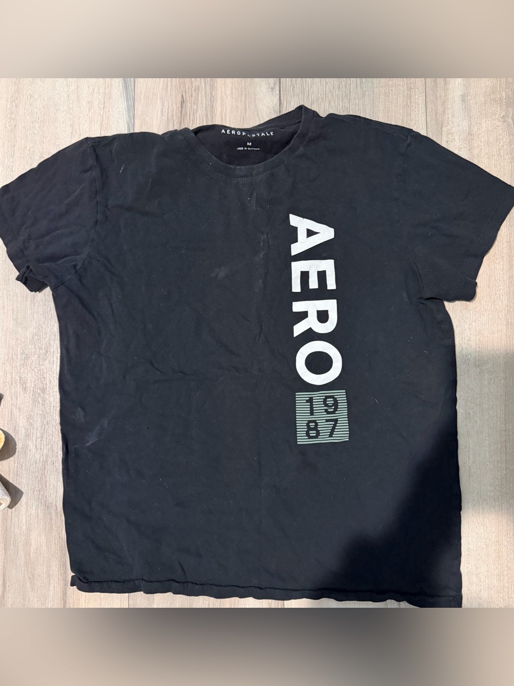Aeropostale Mens Black Tee